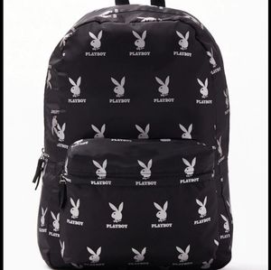 Playboy bunny black bookbag backpack bag